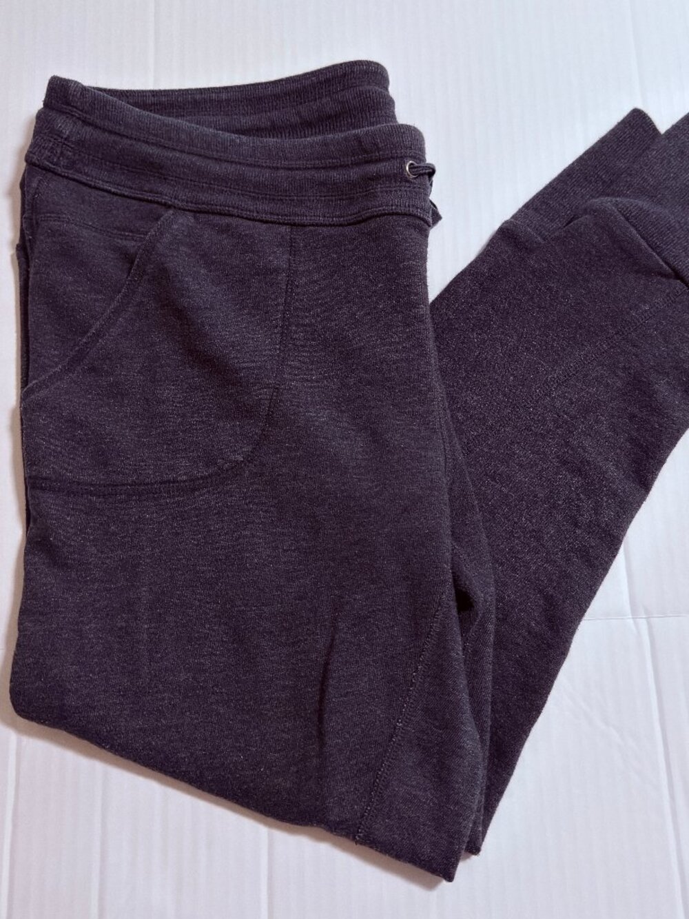 90 Degree by Reflex Joggers Womens Size XL  Gray Fleece Sweatpants Pockets